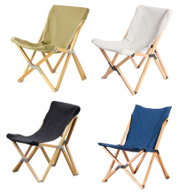 white travel folding canvas fabric beech wood frame picnic wooden foldable folding Picnic camping chair